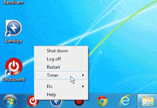 timer windows 8 shutdown