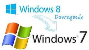 downgrade windows 8