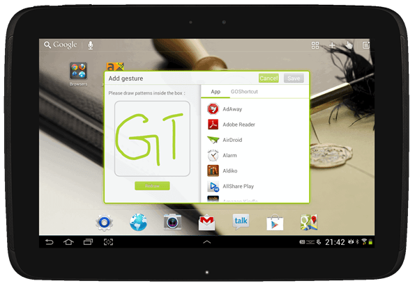 go launcher hd tablet android