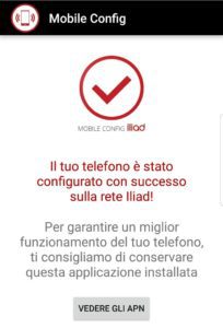 APN Iliad guida configurazione