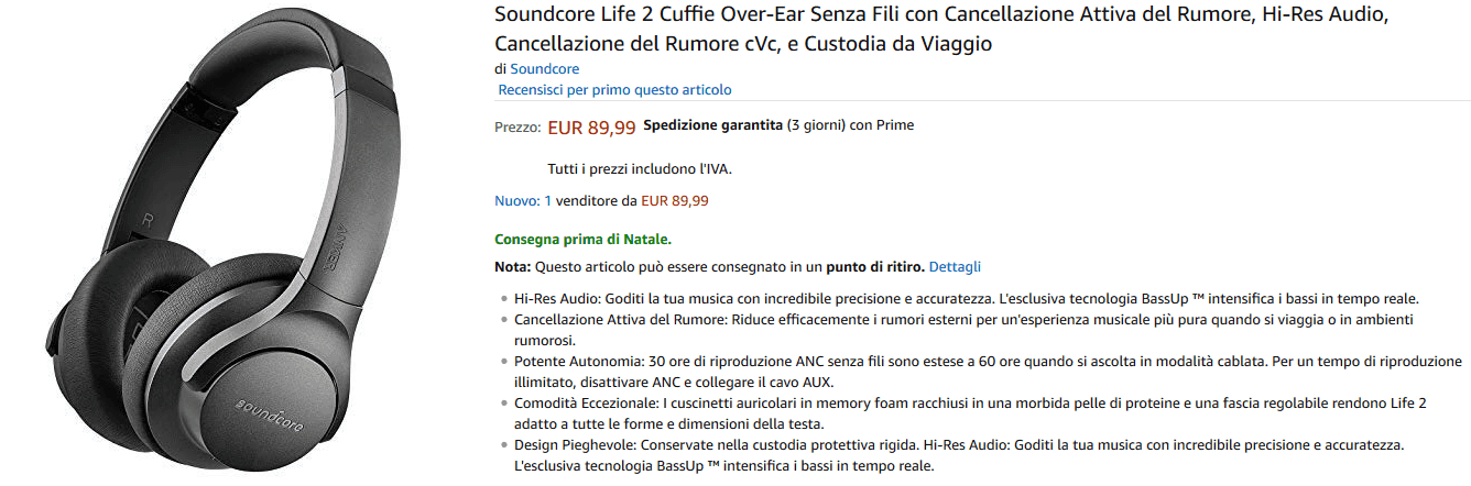 Soundcore Life 2 recensione