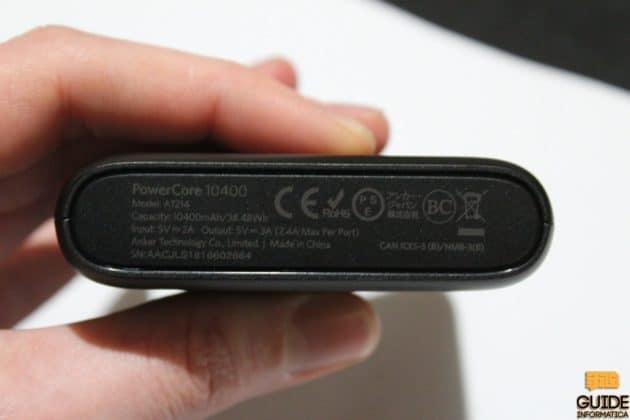 Anker PowerCore 10400 powerbank recensione