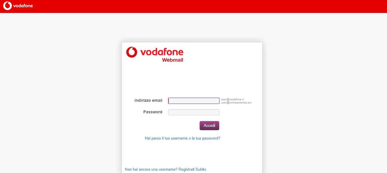 Vodafone mail