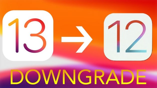 Come effettuare il downgrade di iOS 13 Beta a iOS 12