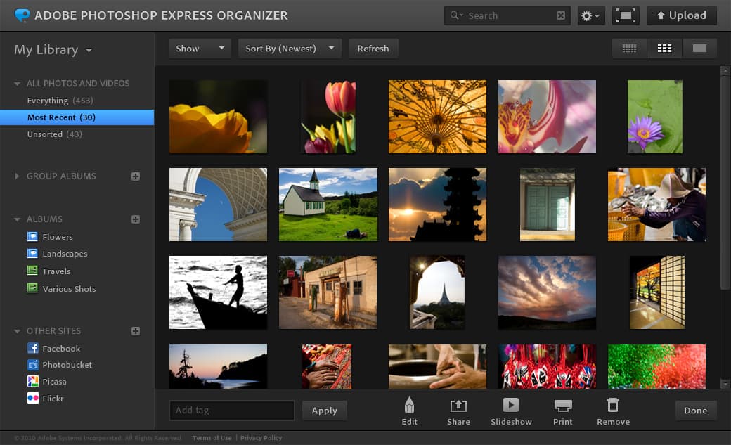 Adobe Photoshop Express Editor 