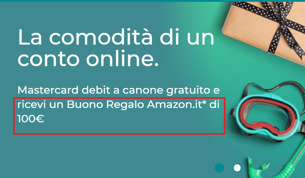 buono regalo da 100 euro