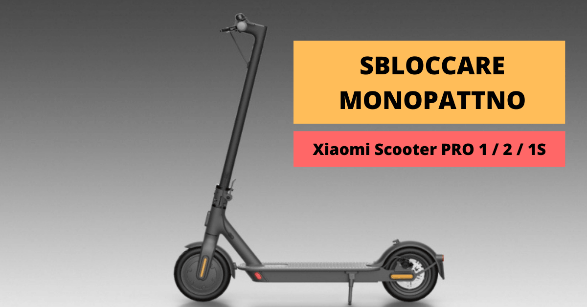 sbloccare monopattino